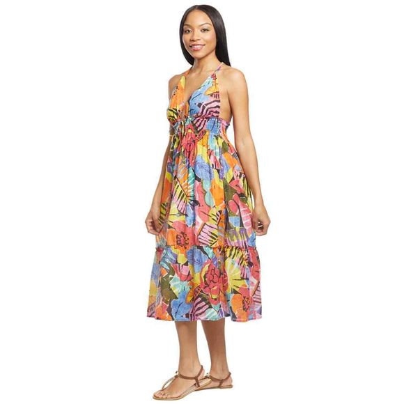 Polo Ralph Lauren Batik Floral Swim Cover-Up Dress - Picture 5 of 6